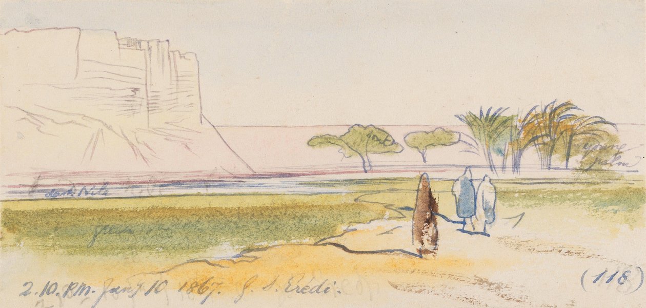 Gebel S. Eredi; 14.10, 10. tammikuuta 1867 (118) tekijältä Edward Lear