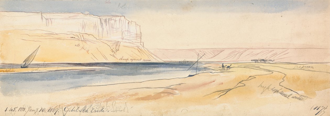Gebel Sheikh Eredi tekijältä Edward Lear