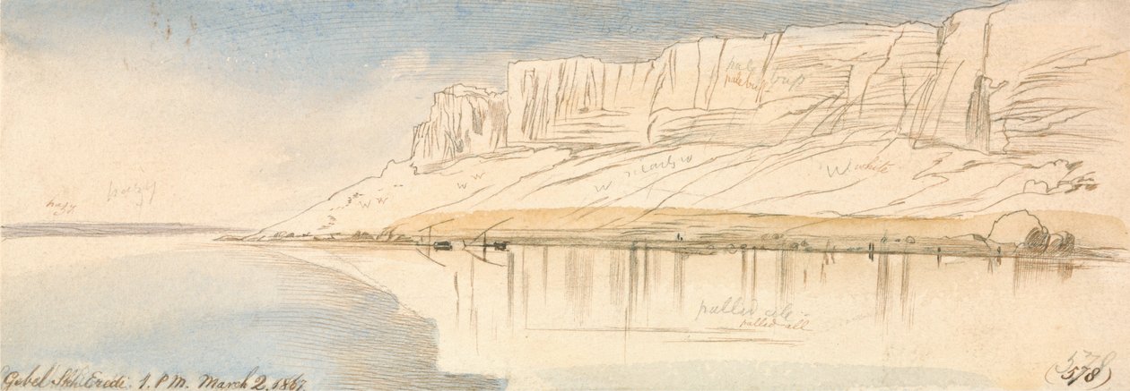Gebel Sheikh Eredi tekijältä Edward Lear