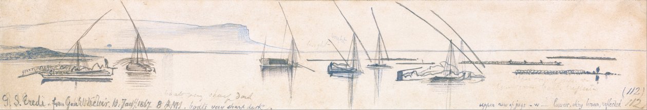 Gebel Sheikh Gau el Kebirin perilliset tekijältä Edward Lear