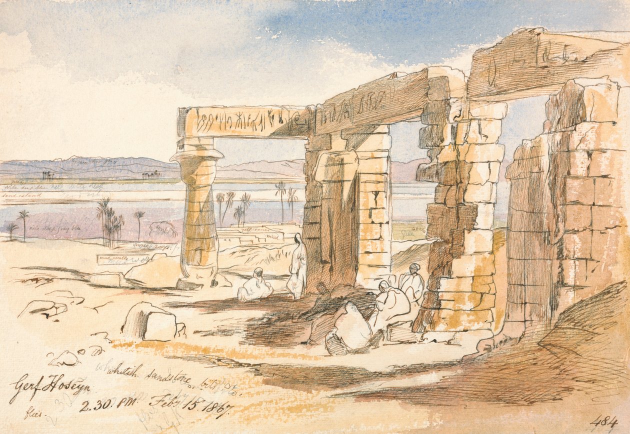 Gerf Hoseyn, 14.30, 15. helmikuuta 1867 (484) tekijältä Edward Lear