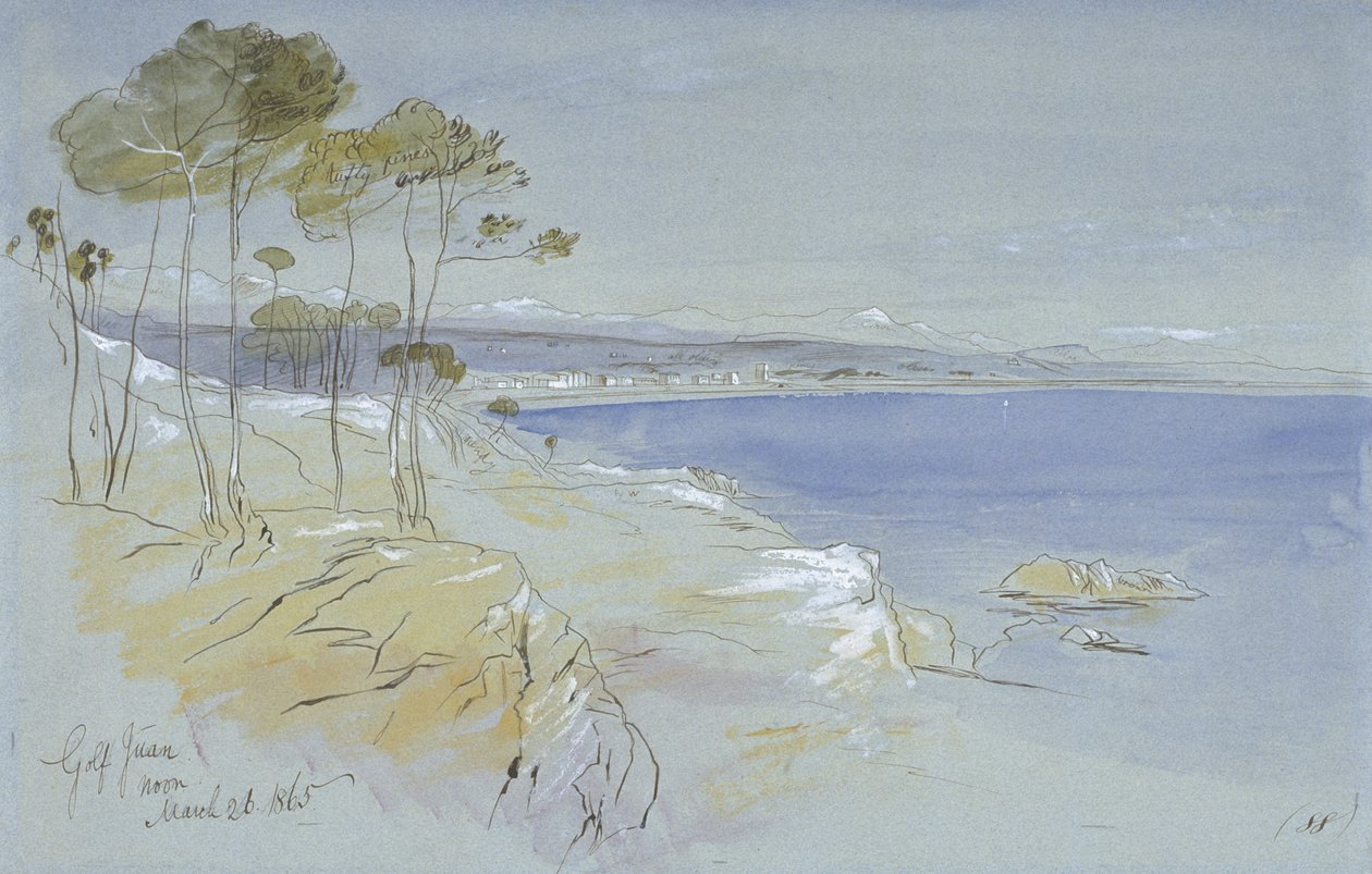 Golf Juan, keskipäivä tekijältä Edward Lear