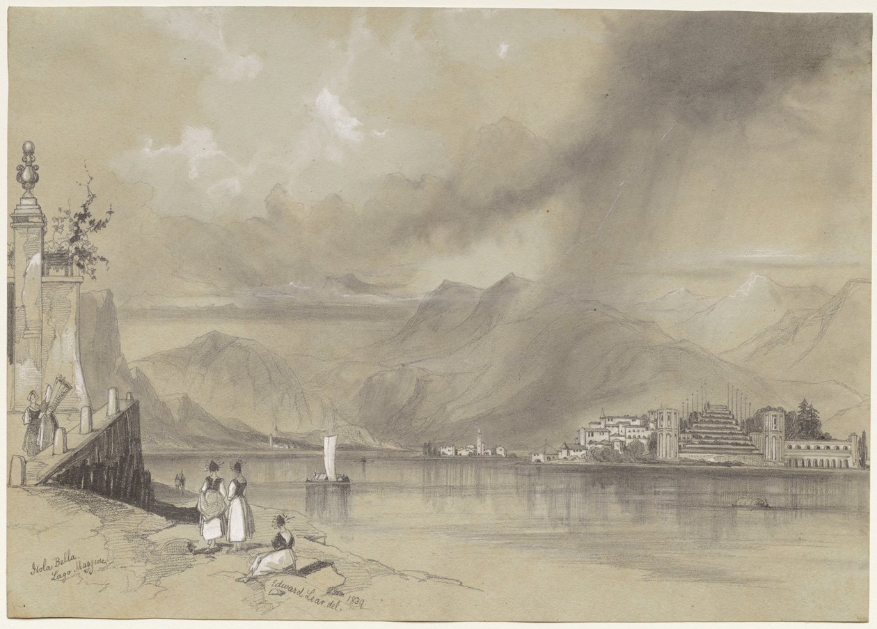 Isola Bella, Maggiorejärvi tekijältä Edward Lear