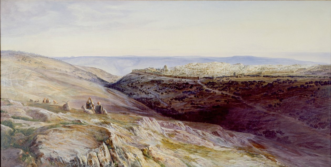 Jerusalem, 1865 tekijältä Edward Lear