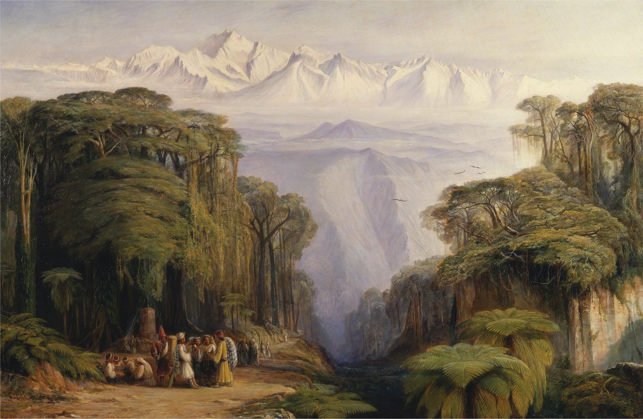 Kangchenjunga Darjeelingistä tekijältä Edward Lear