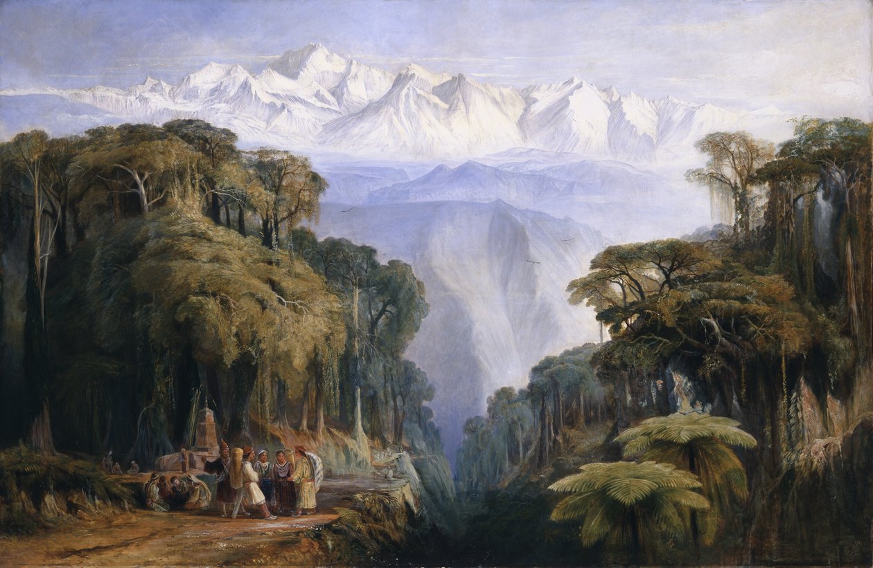 Kinchenjunga Darjeelingista tekijältä Edward Lear