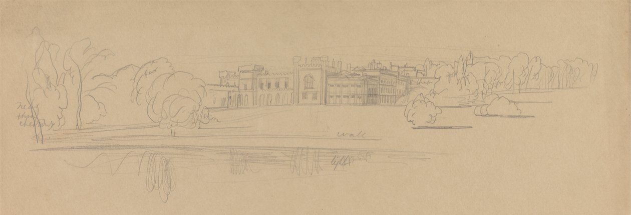 Knowsley Hall tekijältä Edward Lear