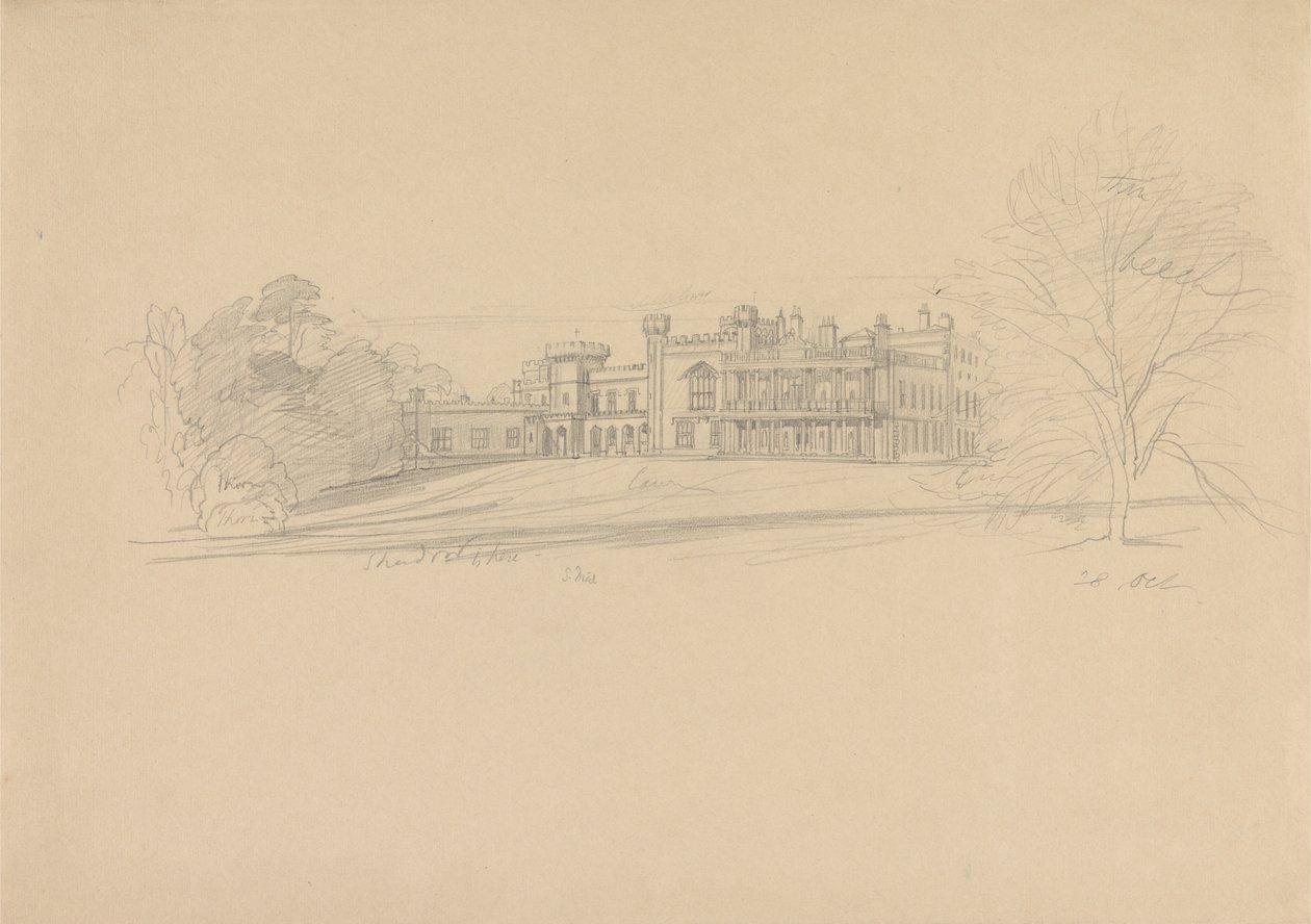 Knowsley Hall tekijältä Edward Lear