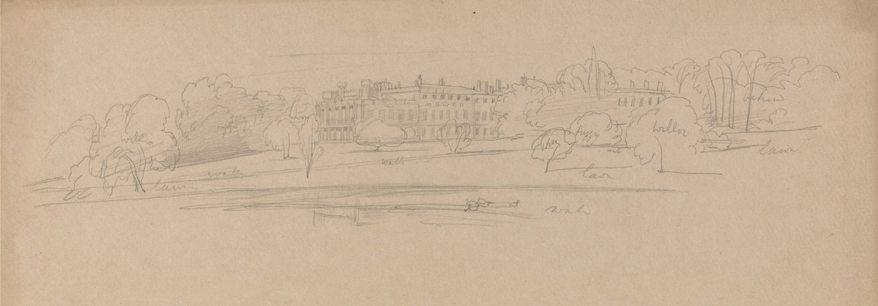 Knowsley Hall tekijältä Edward Lear
