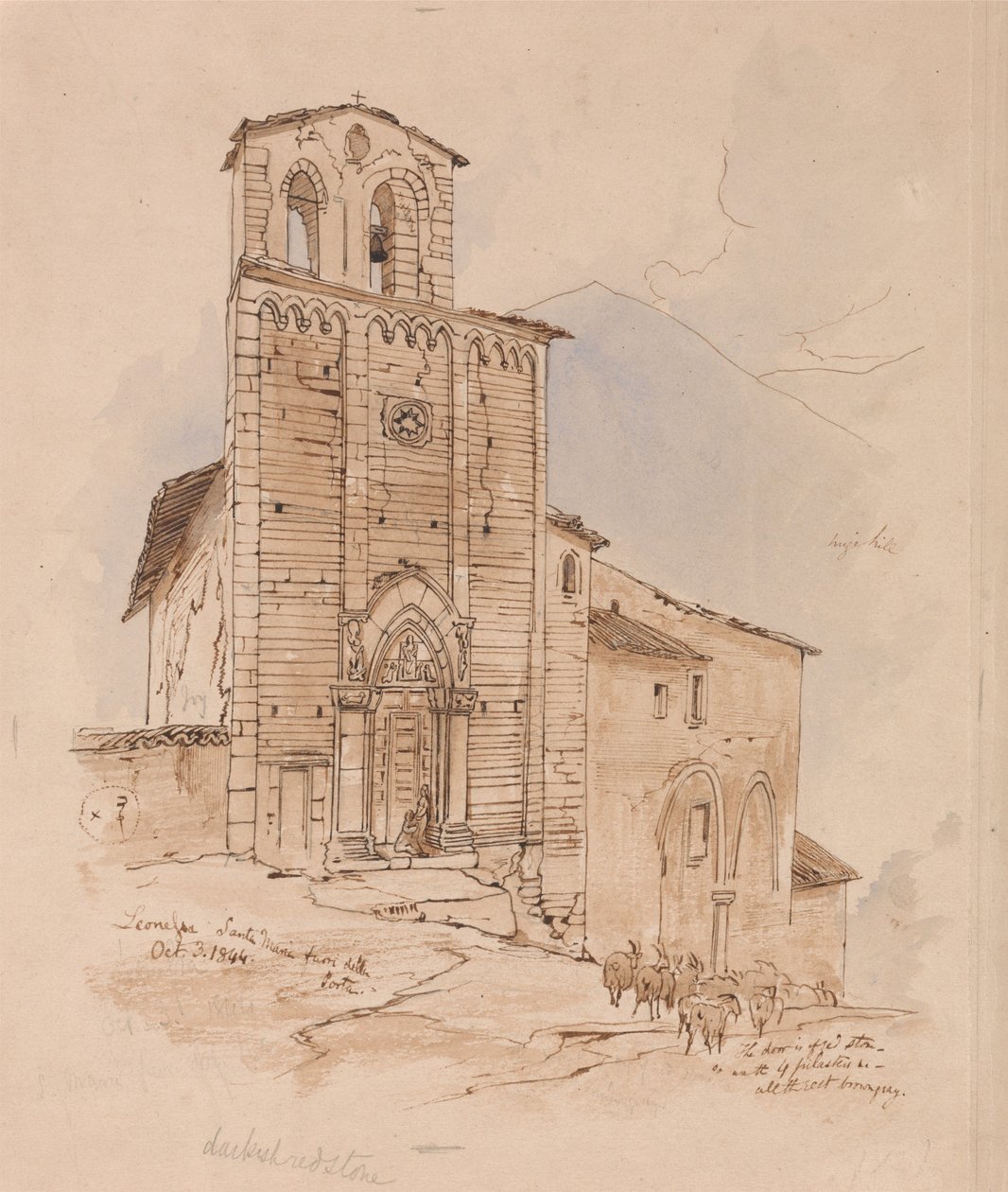 Leonessa, 3 October 1844 tekijältä Edward Lear