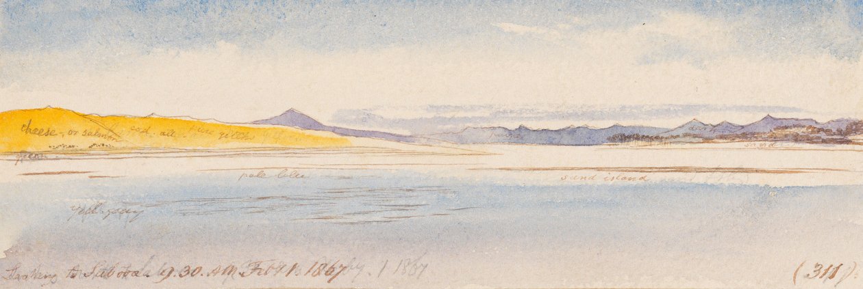 Katse Sabooaan; 1. helmikuuta 1867 klo 9.30 (311) tekijältä Edward Lear
