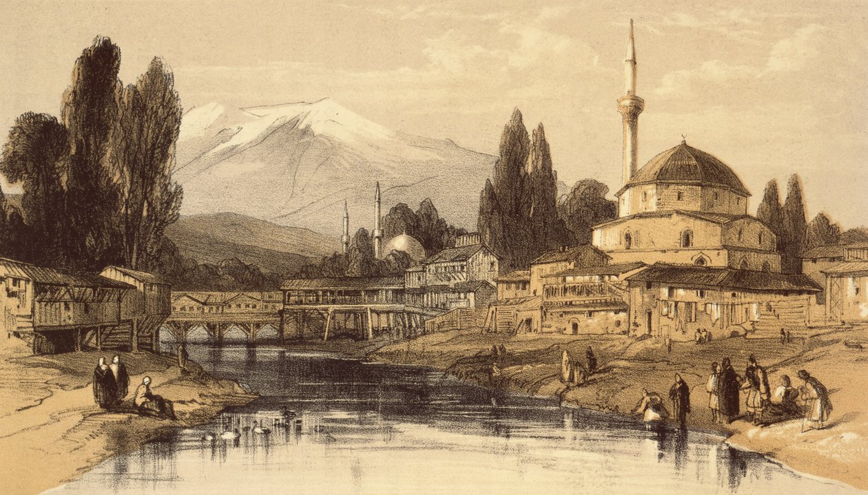 Monastir, Journals of a Landscape Painter in Albania and Kreikka, julkaistu 1851 tekijältä Edward Lear