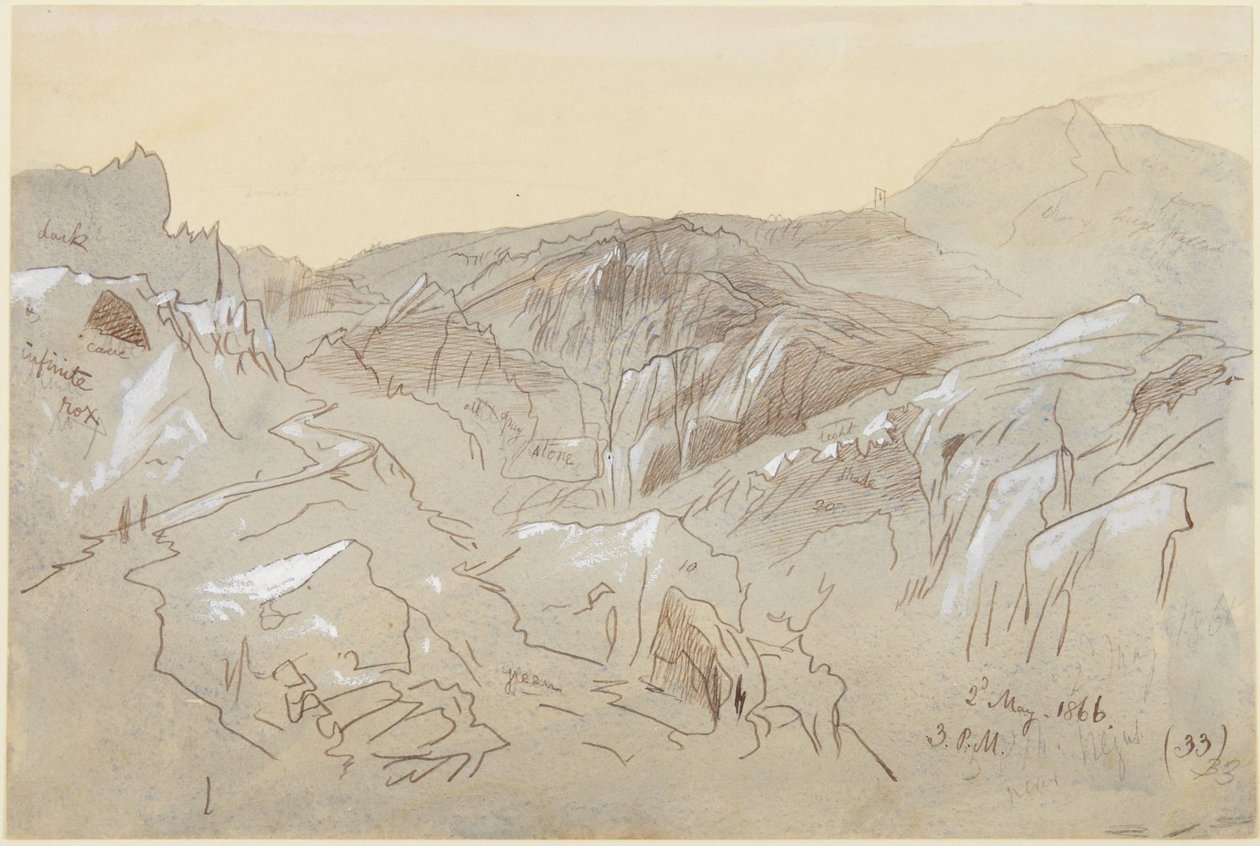 Dalmatian vuoret tekijältä Edward Lear