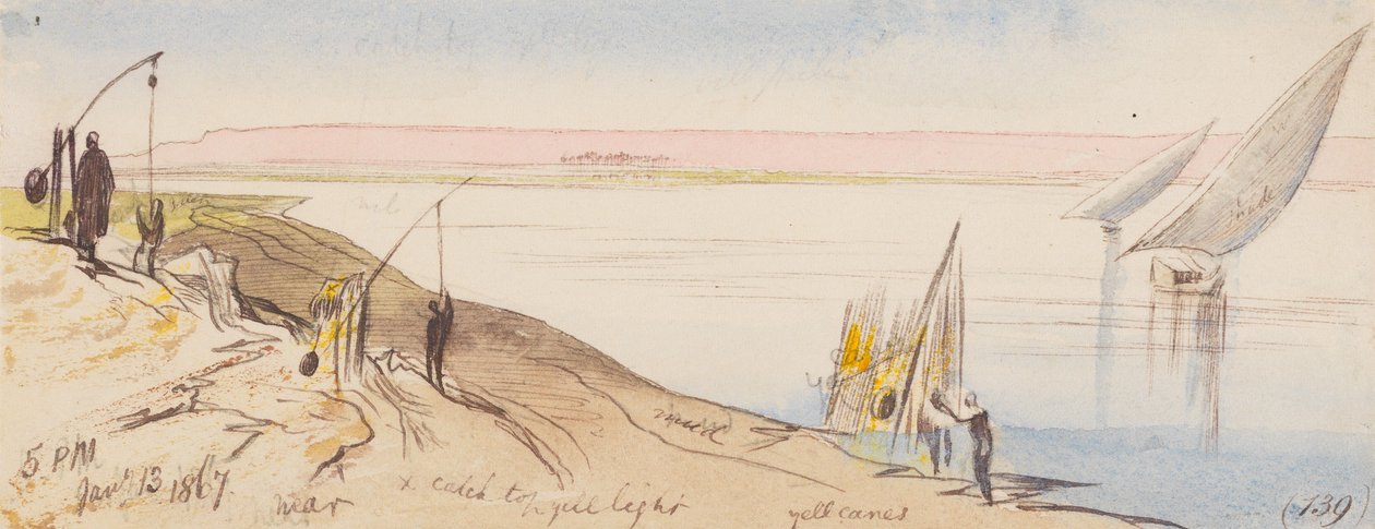 Lähellä[]; klo 17.00, 13. tammikuuta 1867 (139) tekijältä Edward Lear