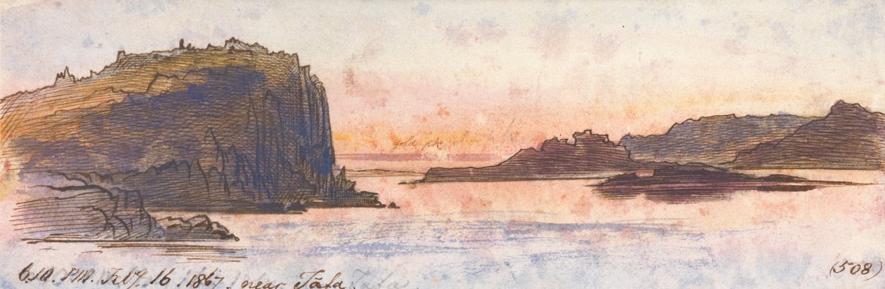 Tafan lähellä, 18:10, 16. helmikuuta 1867 (508) tekijältä Edward Lear
