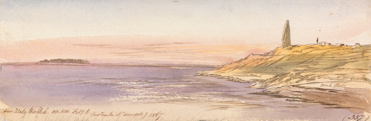 Lähellä Wady Halfeh tekijältä Edward Lear