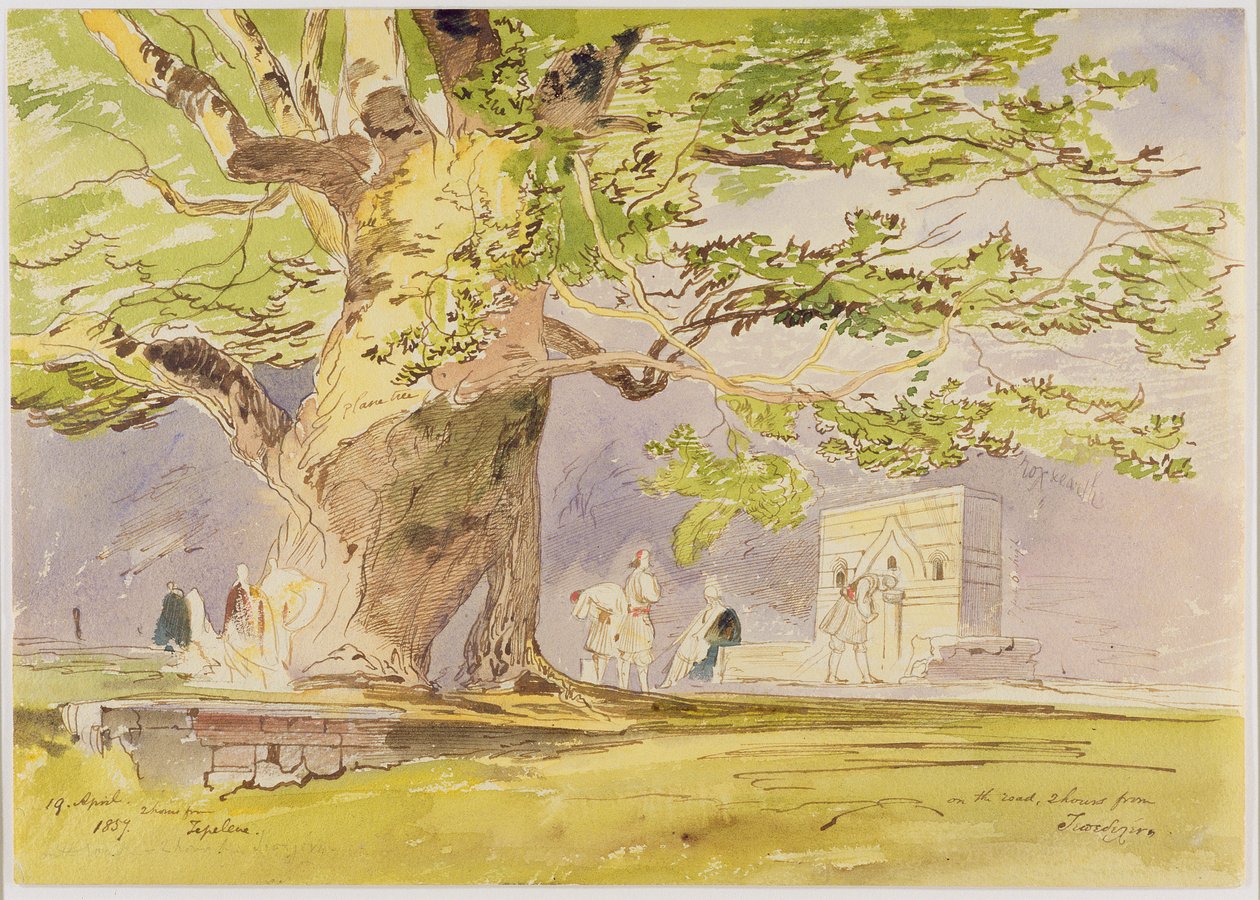 Tiellä, kaksi tuntia Tepelenestä tekijältä Edward Lear