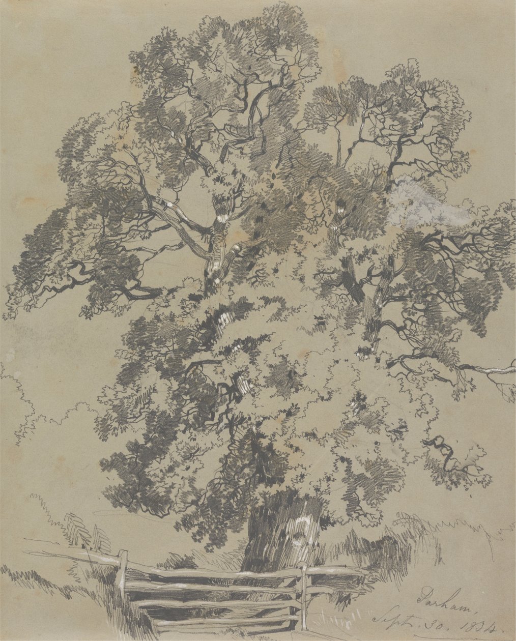 Parham, syyskuu 30, 1834 tekijältä Edward Lear