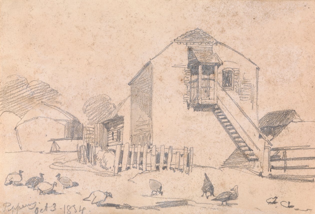 Peppering, 3. lokakuuta 1834 tekijältä Edward Lear