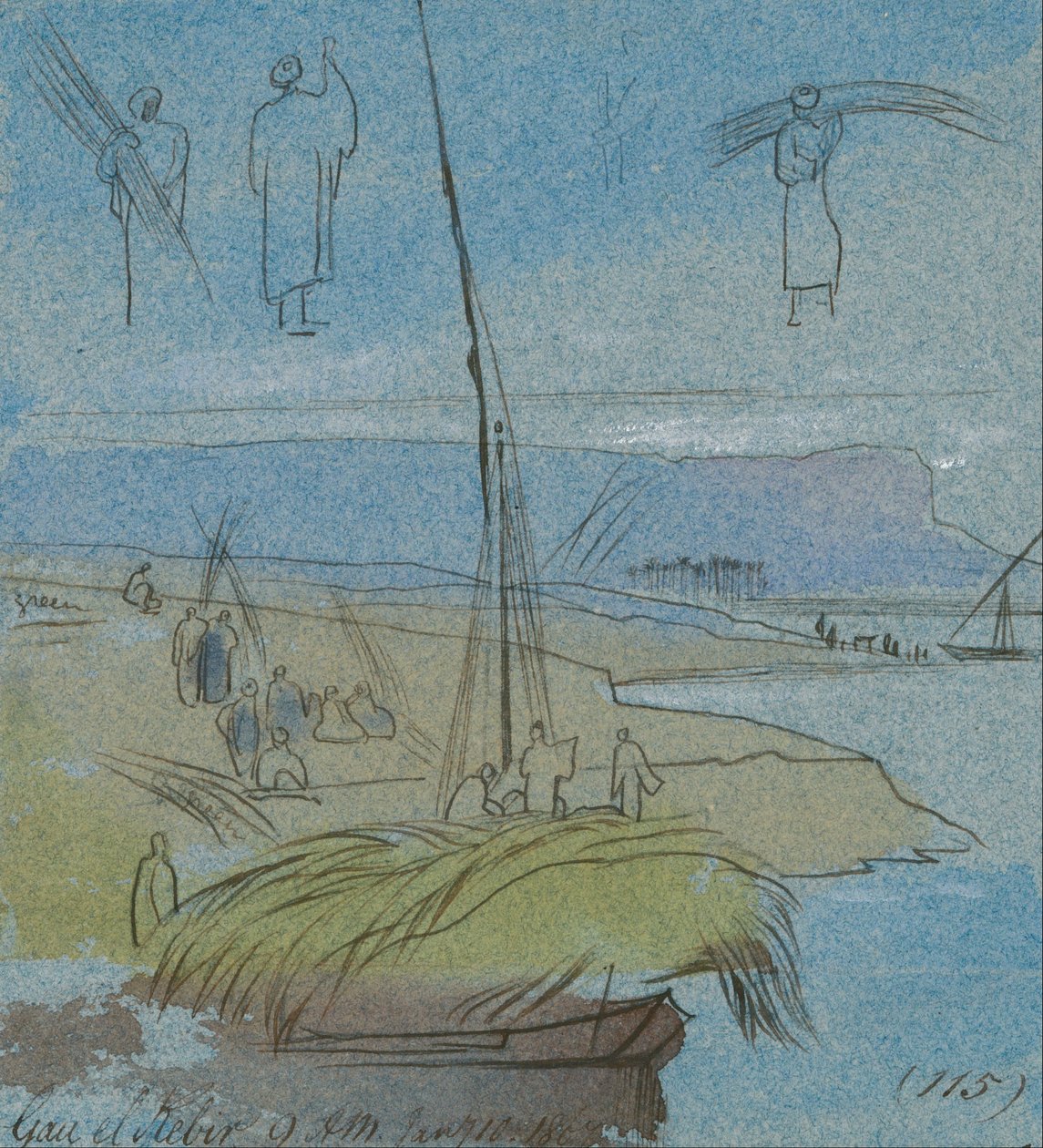 Qaw el Kebir tekijältä Edward Lear