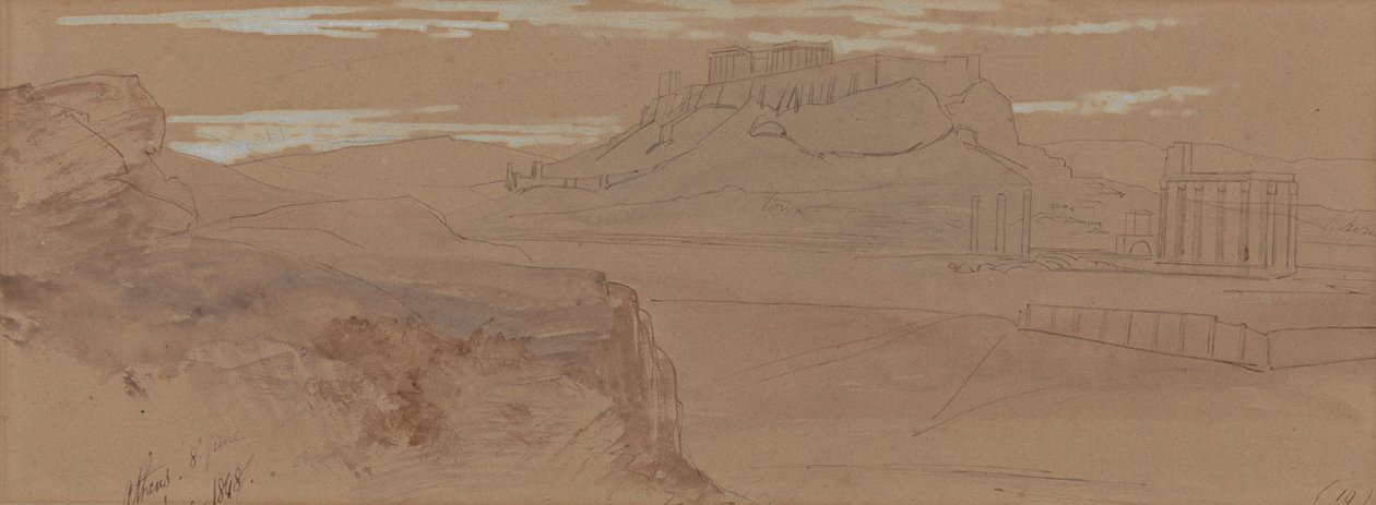 Luonnoksia Ateenasta tekijältä Edward Lear