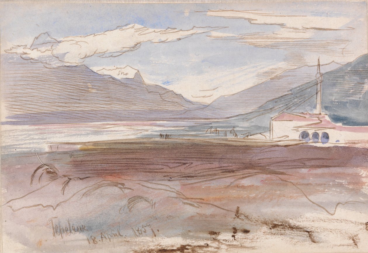Tepelene, 18. huhtikuuta 1857 tekijältä Edward Lear