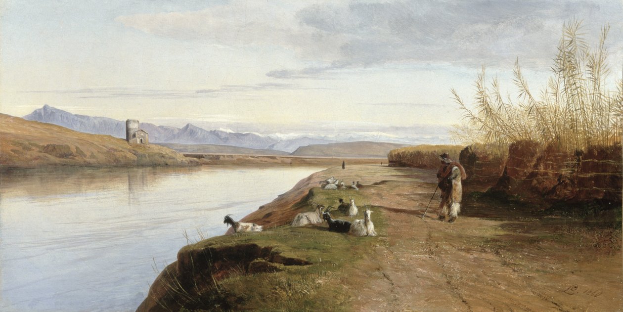 Roomalainen Campagna, 1860 tekijältä Edward Lear