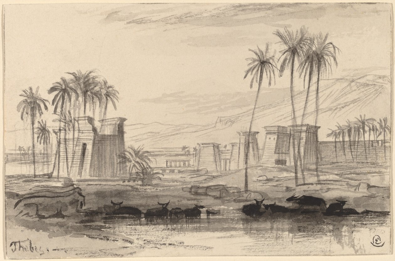 Thebes, 18841885. tekijältä Edward Lear