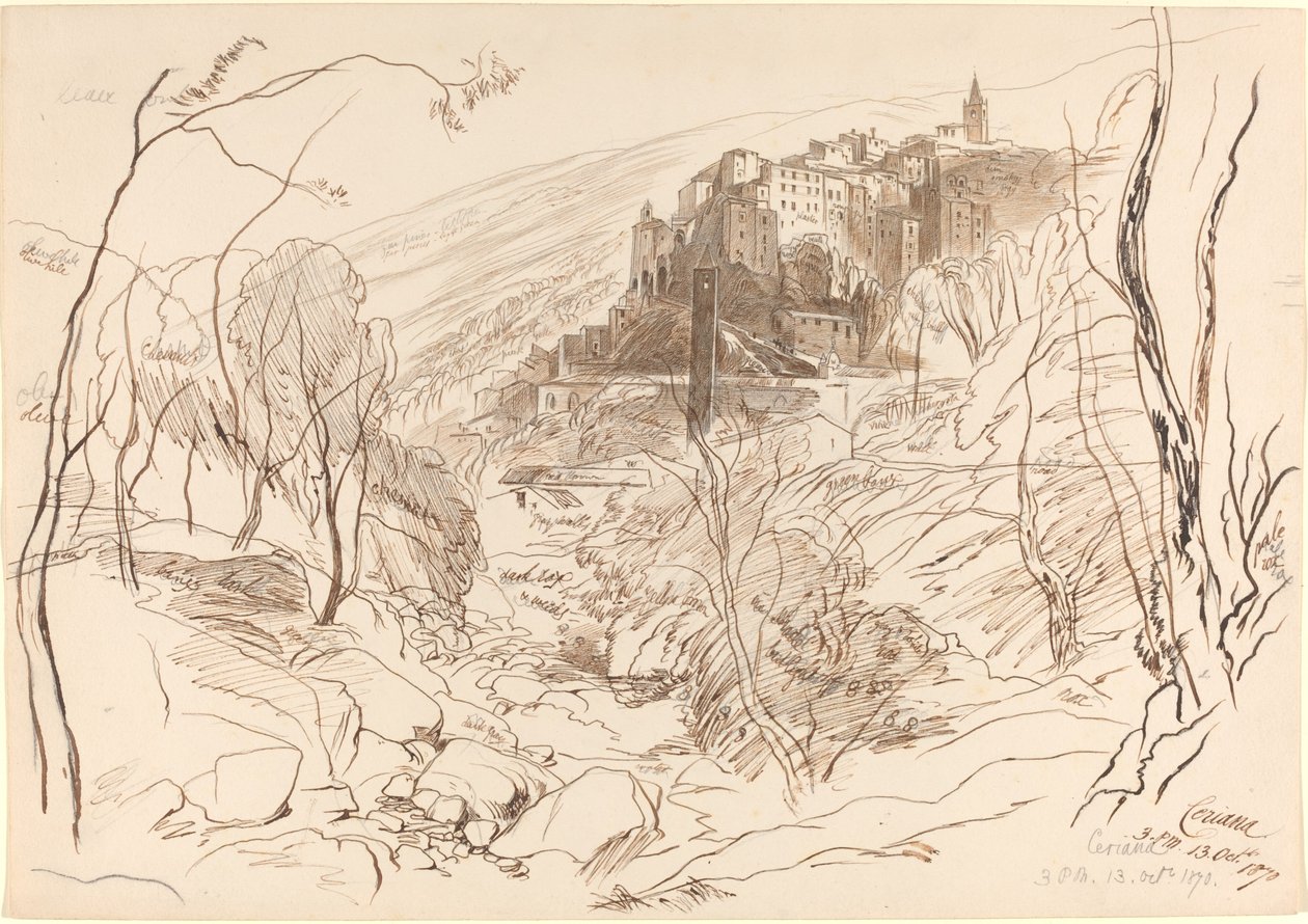 Näkymä Cerianalle tekijältä Edward Lear