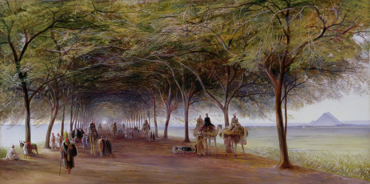 Huonekalut ja erilaiset esineet 1100- ja 1300-luvuilta tekijältä Edward Lear
