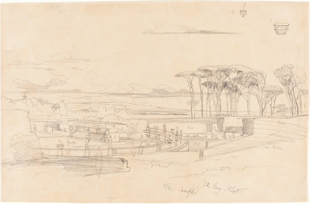 Villa Pamphili tekijältä Edward Lear