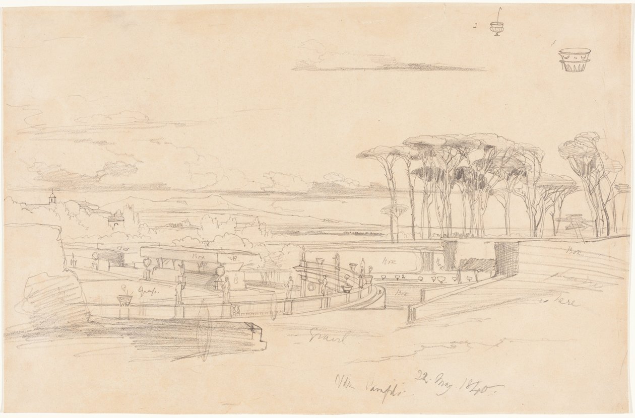 Villa Pamphili tekijältä Edward Lear