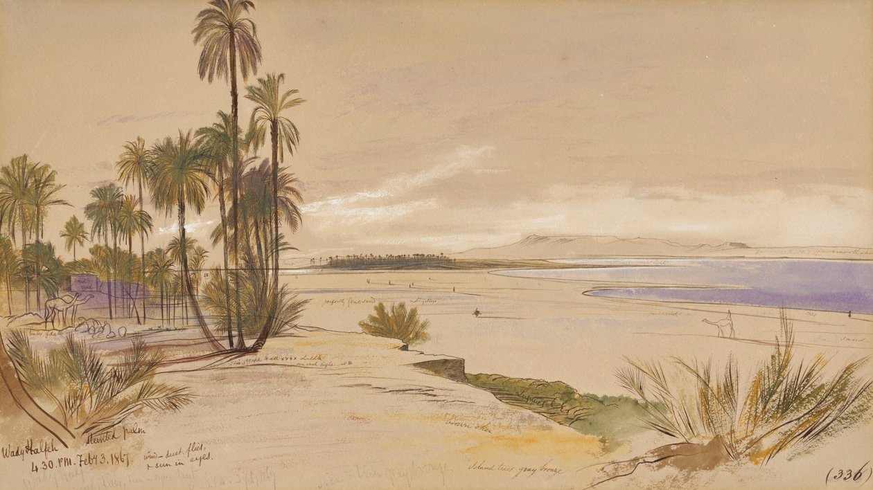 Wadi Halfa, Sudan tekijältä Edward Lear