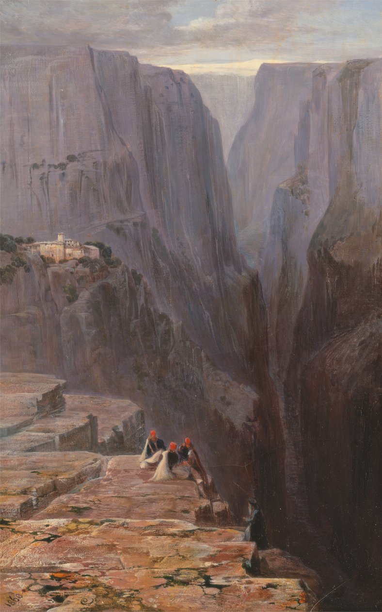 Zagori, Kreikka, 1860. tekijältä Edward Lear