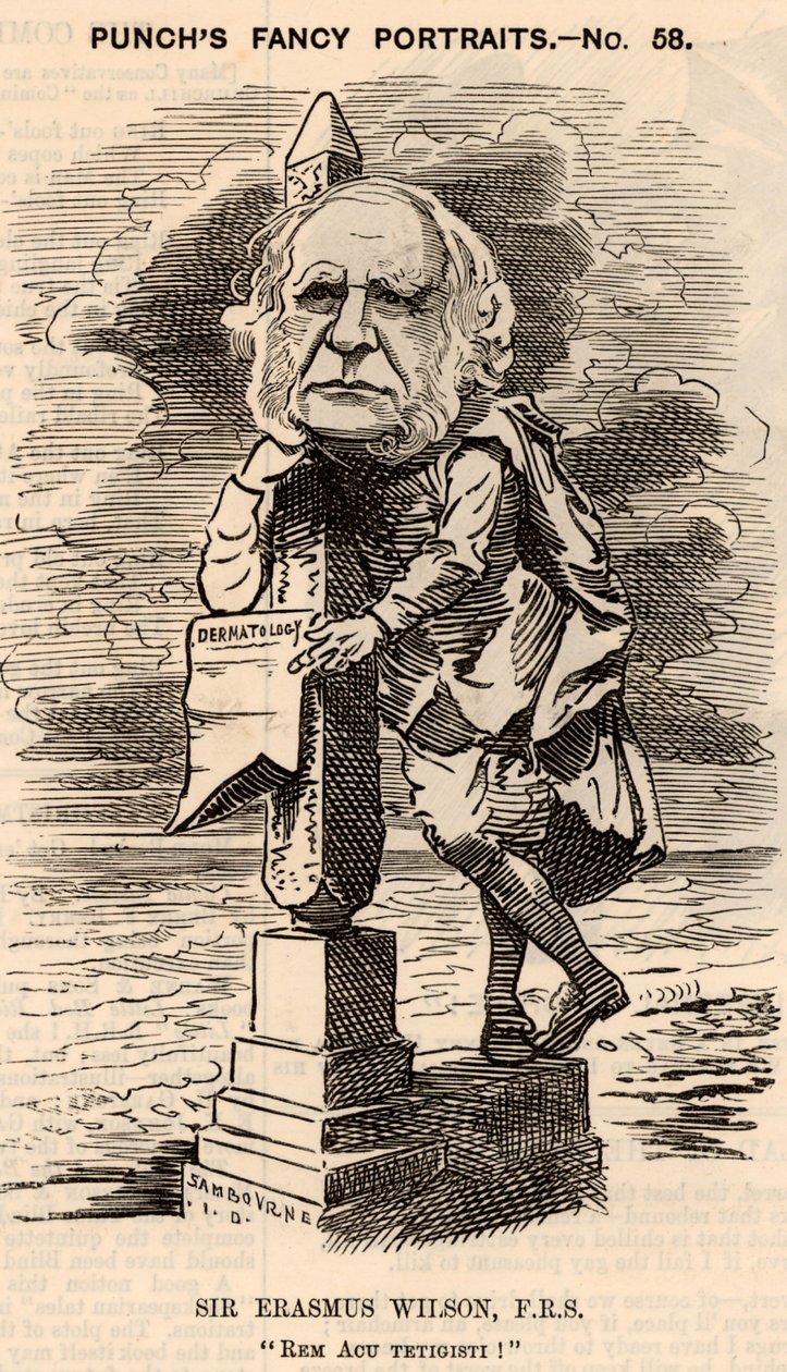 Erasmus Wilson (1809-1884) tekijältä Edward Linley Sambourne