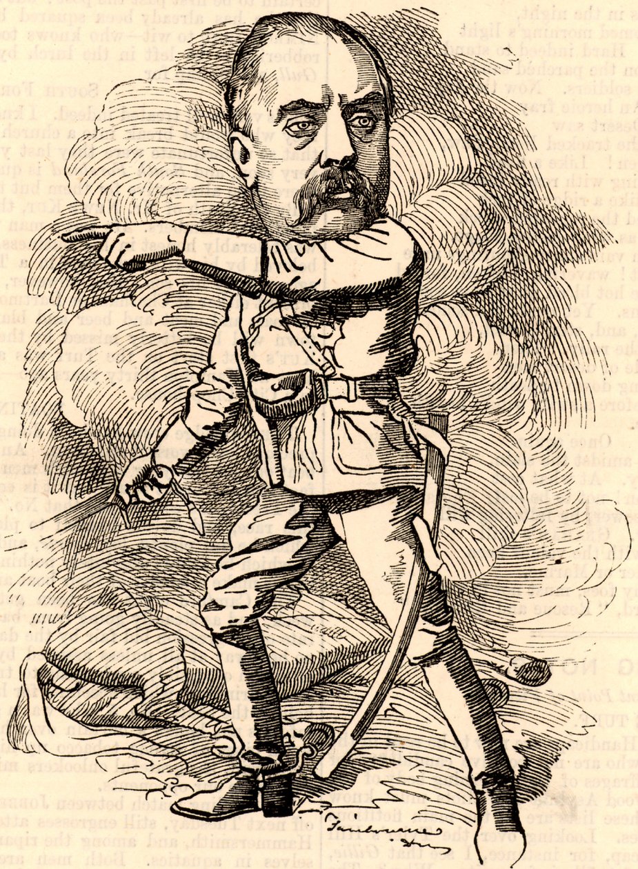 Gerald Graham (1831-1899) Englannin armeijan upseeri, joka palveli Royal Engineersissä tekijältä Edward Linley Sambourne