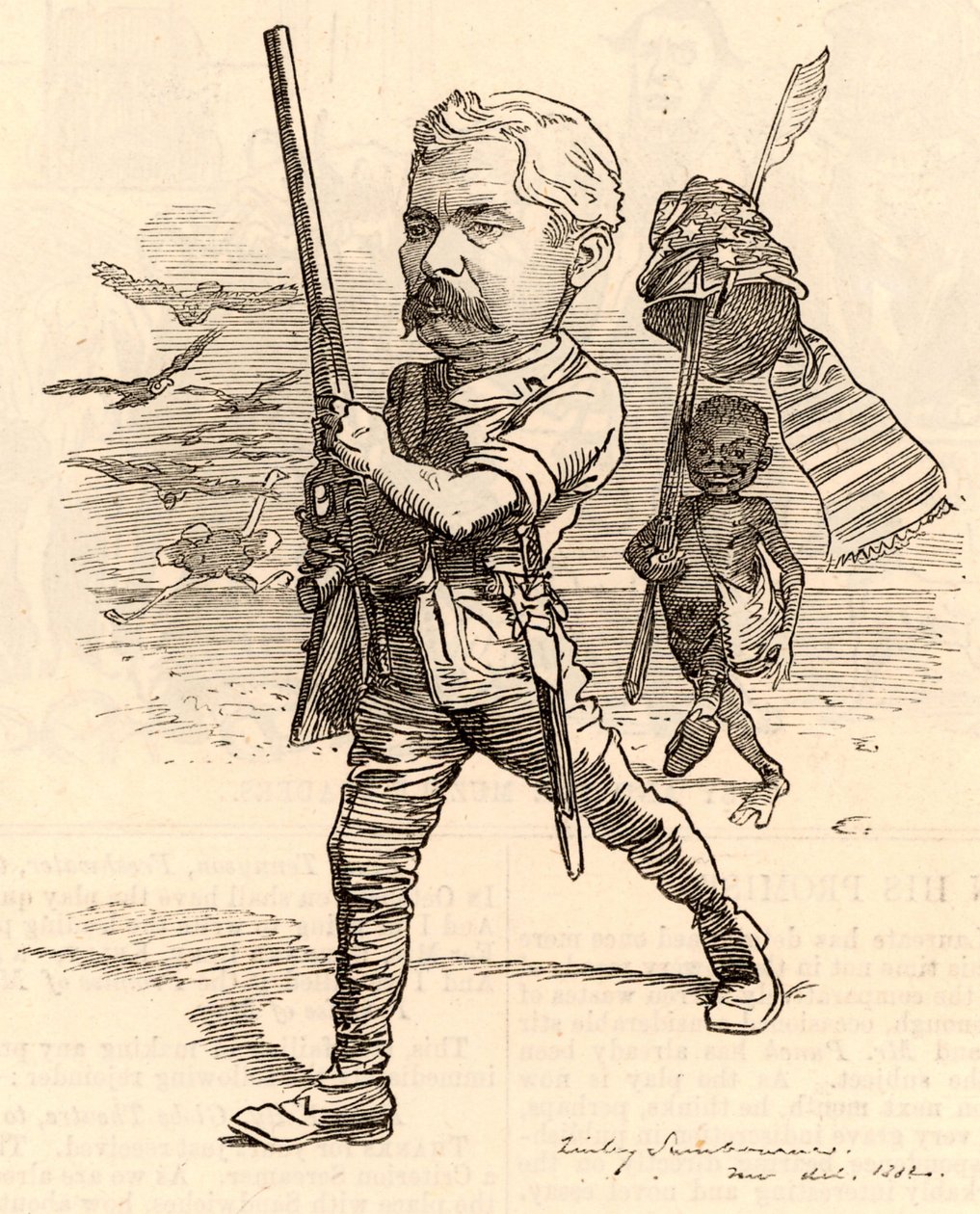 Kuvitus Henry Morton Stanleyn kanssa tekijältä Edward Linley Sambourne