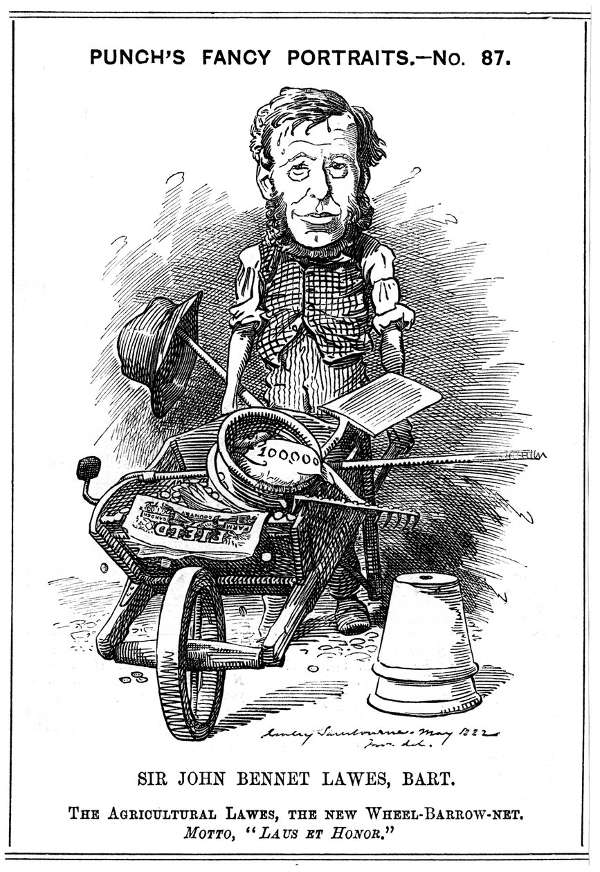 John Bennett Lawes, englantilainen maanviljelijä, 1882. tekijältä Edward Linley Sambourne