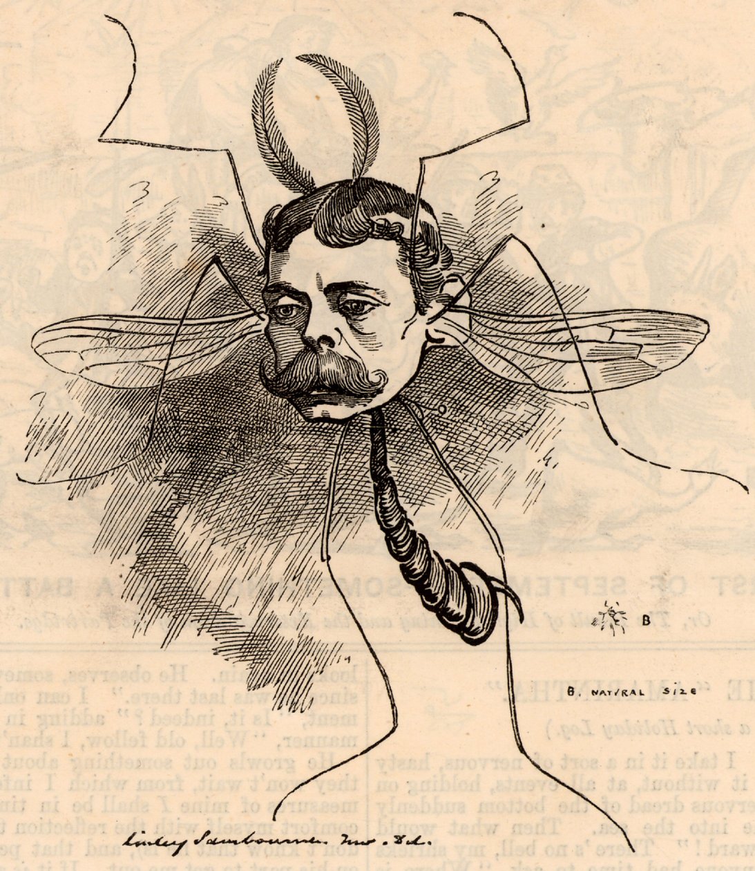 Lordi Randolph Henry Spencer Churchill (1849-1895) tekijältä Edward Linley Sambourne