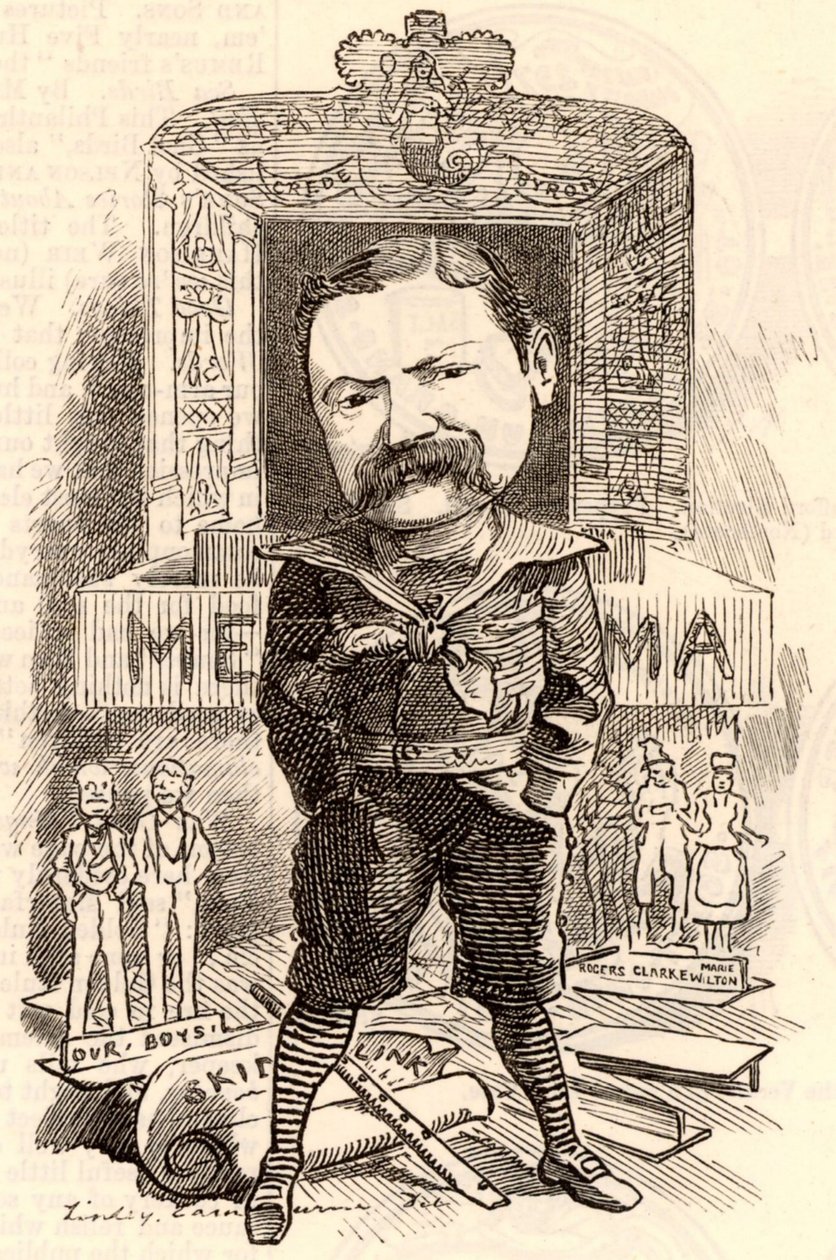 Henry James Byronin muotokuva tekijältä Edward Linley Sambourne