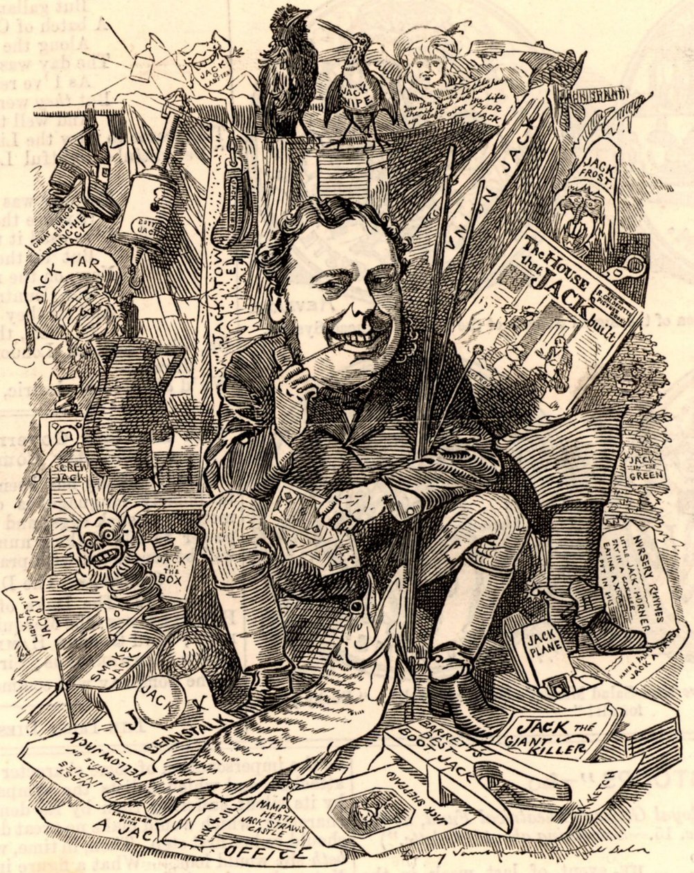 John Holkerin muotokuva tekijältä Edward Linley Sambourne