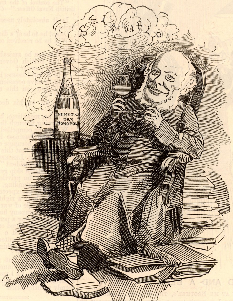 Samuel Smiles (1812-1904) tekijältä Edward Linley Sambourne