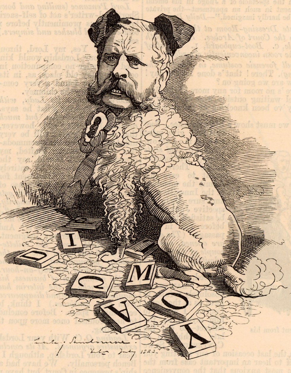 William Henry Waddington (1826-1894) tekijältä Edward Linley Sambourne