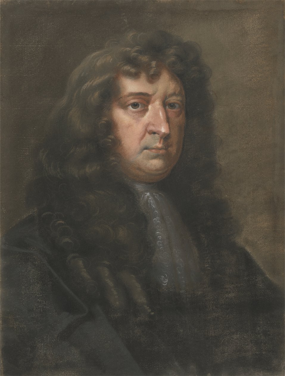Samuel Butler (1612-80), Hudibrasin kirjoittaja (pastelli paperille) tekijältä Edward Lutterell
