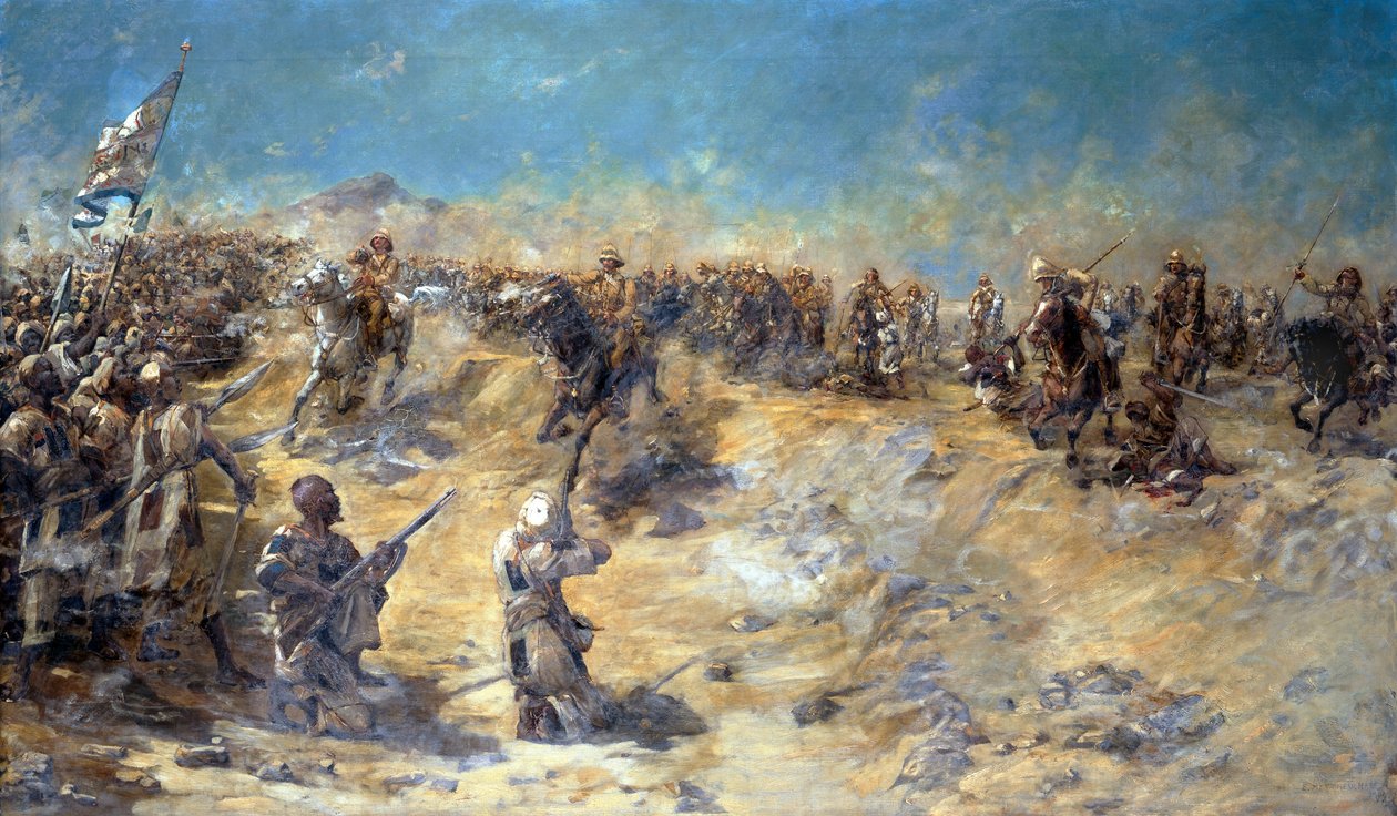 21. Lancersin hyökkäys Omdurmanin taistelussa 2. syyskuuta 1898 1899 tekijältä Edward Matthew Hale