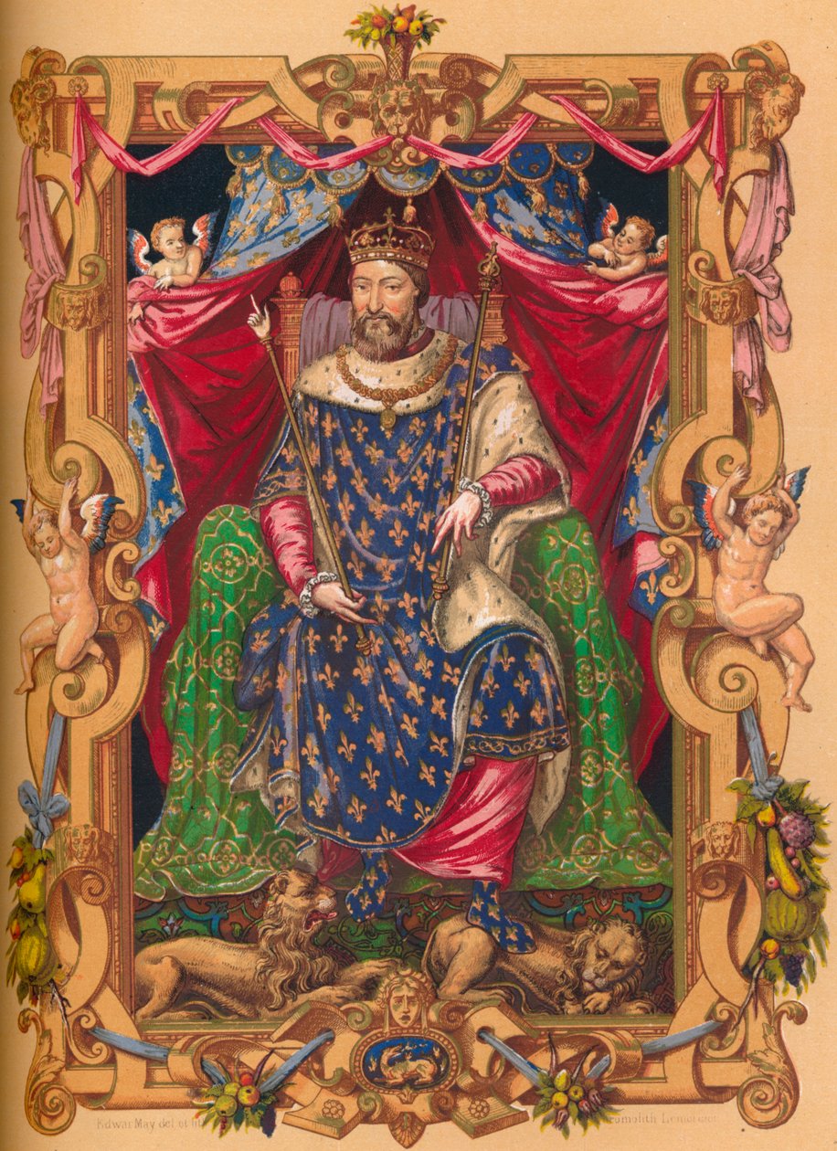 Ranskan kuningas Francis I, 1500-luku, 1849. tekijältä Edward May
