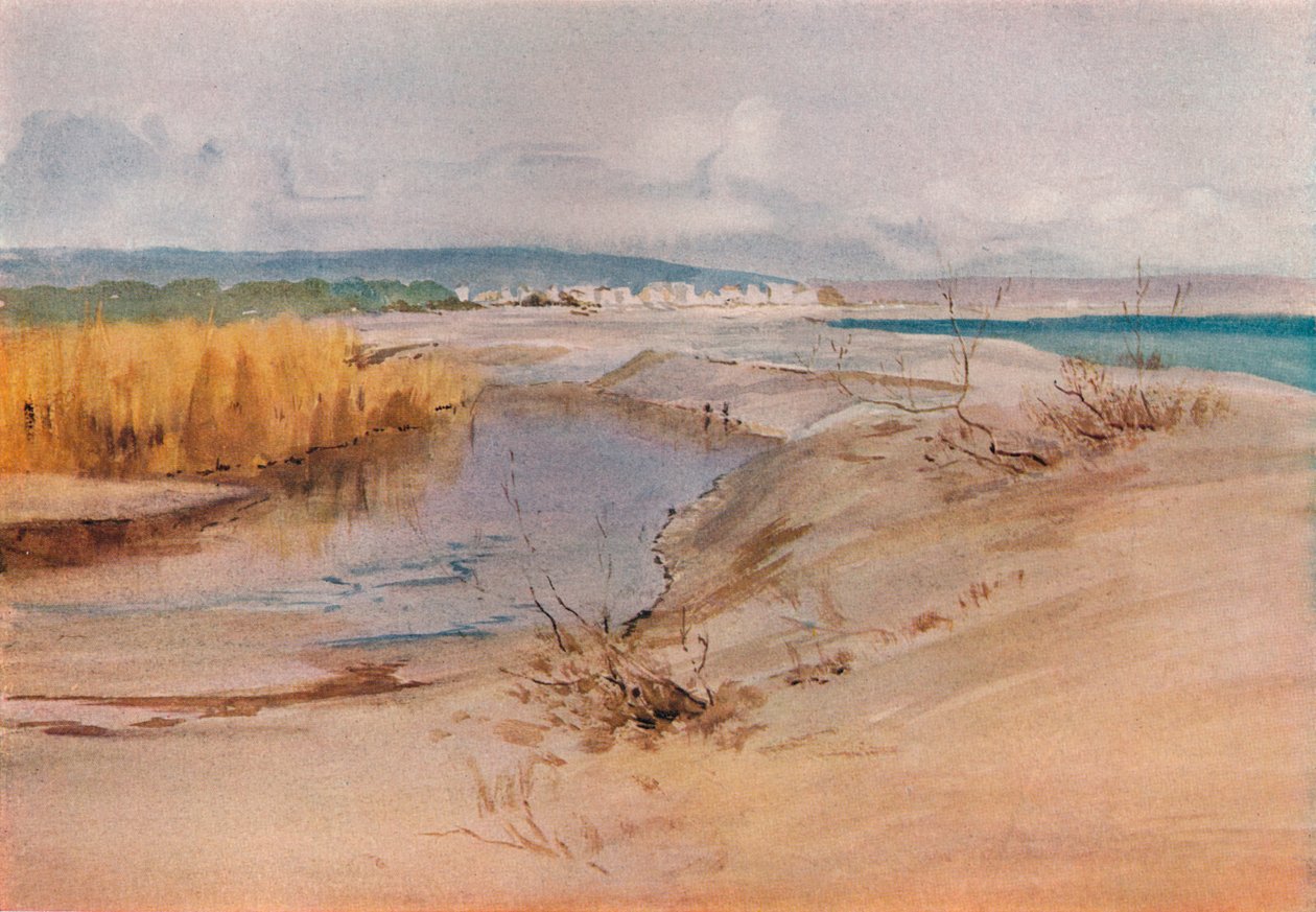 Näkymä Cagnesiin, c1899 tekijältä Edward Millington Synge