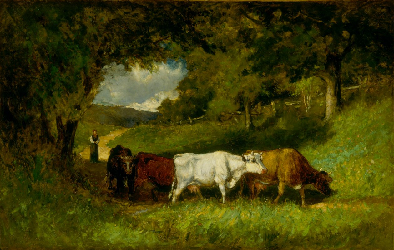 Lehmien ajaminen kotiin tekijältä Edward Mitchell Bannister