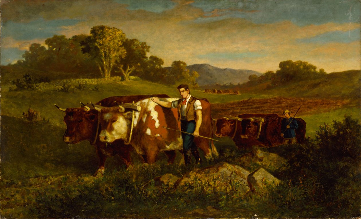 Paimentolaiset lehmien kanssa tekijältä Edward Mitchell Bannister