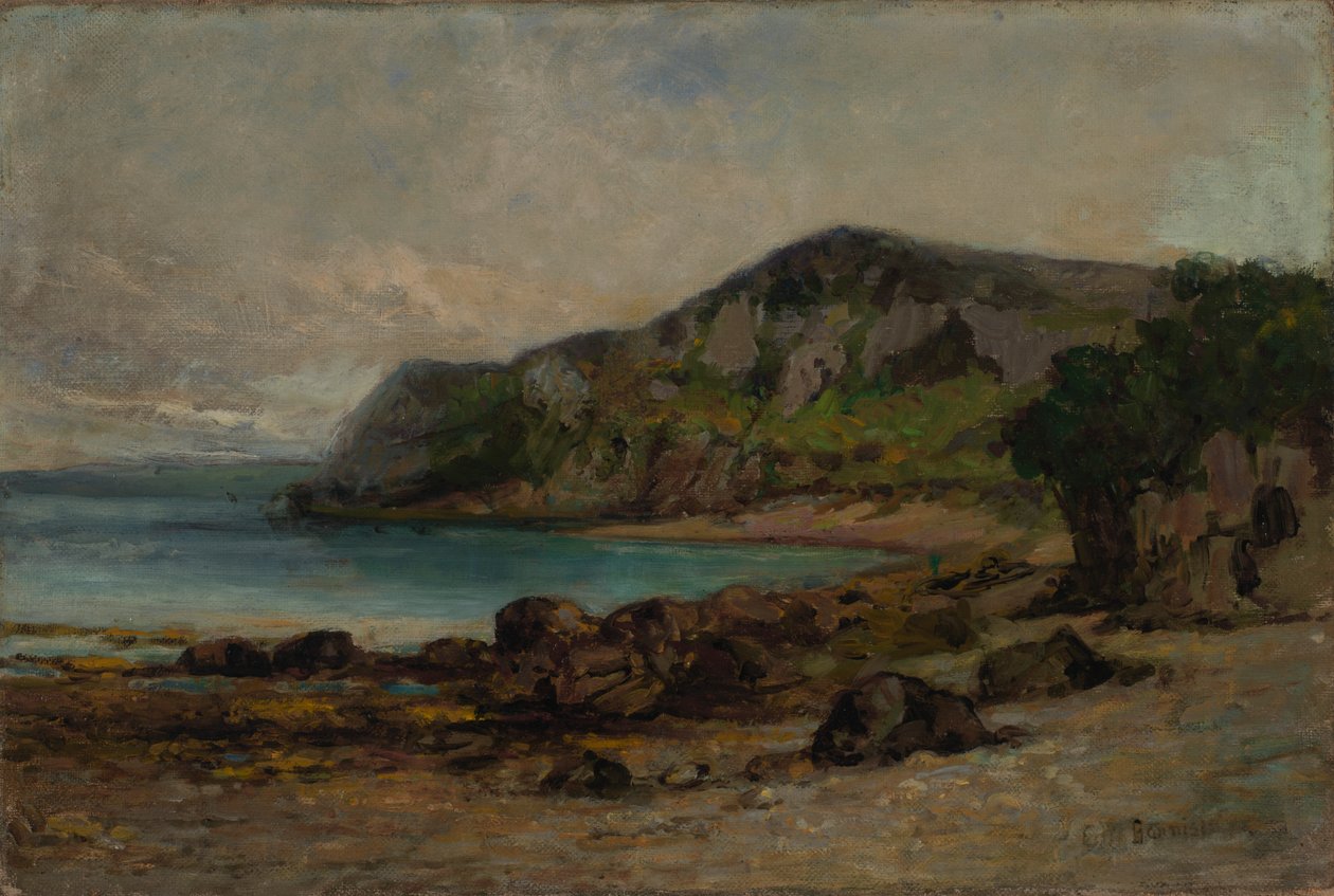 Rocks Newportissa, n. 1877-1885. tekijältä Edward Mitchell Bannister